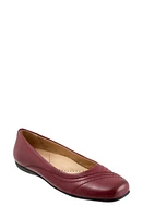 Trotters Sasha Square Toe Flat Sangria at Nordstrom,