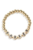 BaubleBar Pisa Custom Disc Stretch Bracelet in Black at Nordstrom