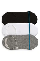 Stance Icon 3-Pack No-Show Liner Socks Black at Nordstrom,