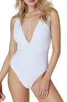 Andie Mykonos Ribbed One-Piece Swimsuit at Nordstrom,