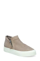 Miz Mooz Arret Side Zip Platform Sneaker Taupe at Nordstrom,