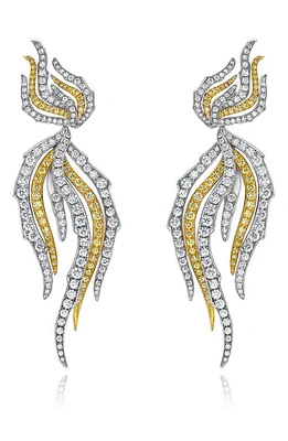 Mindi Mond Fire & Ice Diamond Drop Earrings in Dia/18K Yg at Nordstrom