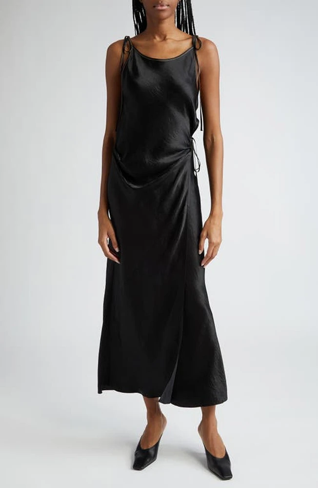 Acne Studios Dayla Textured Satin Dress at Nordstrom, Us