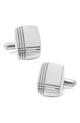 Cufflinks, Inc. Tartan Plaid Cuff Links in Silver at Nordstrom