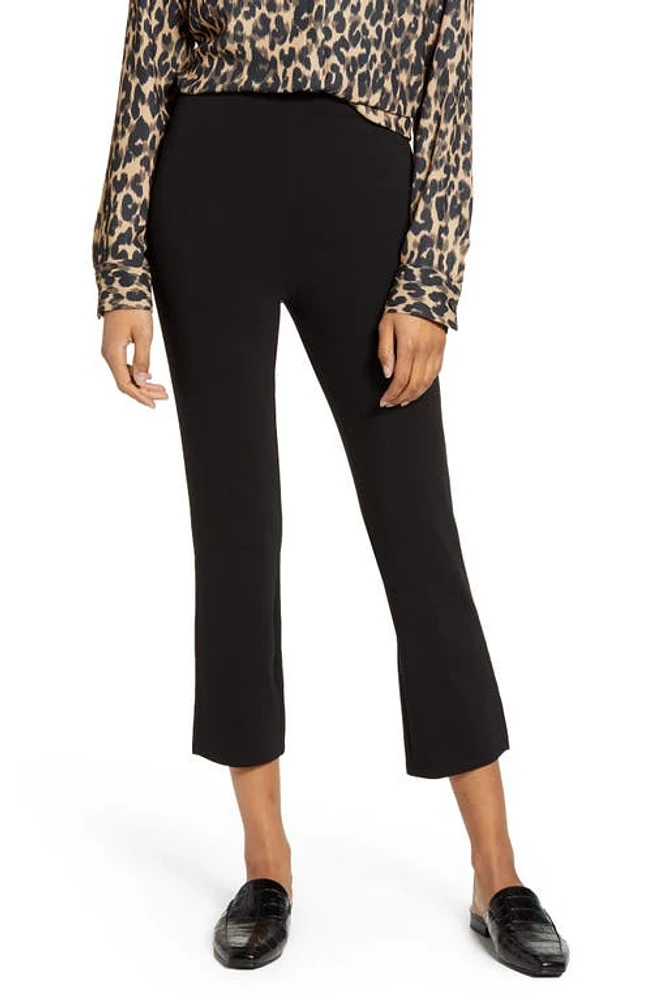 Lyssé Kick Flair Crop Leggings Black at Nordstrom,