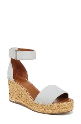 Franco Sarto Clemens Ankle Strap Platform Wedge Sandal Suede at Nordstrom