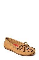 Minnetonka x Lucie Skjefte Thunderbird 'Animikii' Slipper Taupe at Nordstrom,