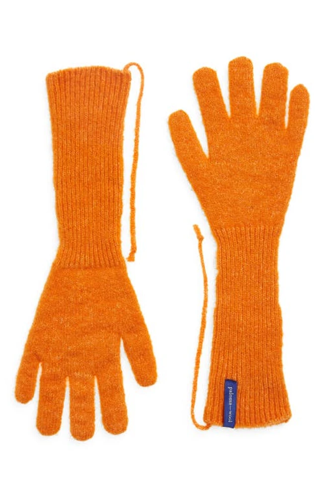 Paloma Wool Peter Wool & Alpaca Blend Gloves in Orange at Nordstrom