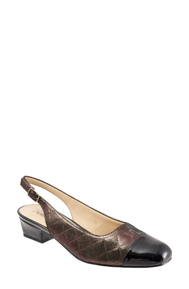 Trotters 'Dea' Slingback Multi/Black Patent Leather at Nordstrom,