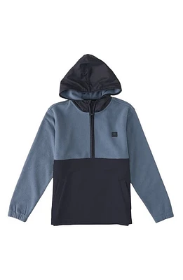 Billabong Kids' Boundary Sweater Fleece Half-Zip Hoodie North Sea at