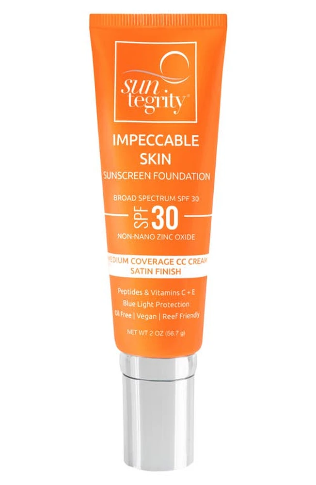 SUNTEGRITY Impeccable Skin Moisturizing Face Sunscreen in Ivory at Nordstrom