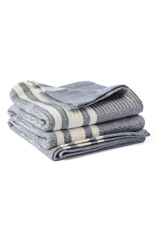 Coyuchi Cirrus Organic Cotton Throw Blanket in Storm at Nordstrom