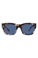 Givenchy 4G 54mm Square Sunglasses in Havana /Blue at Nordstrom