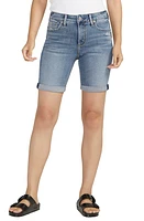 Silver Jeans Co. Elyse Comfort Fit Bermuda Shorts Indigo at Nordstrom,