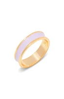 Brook and York Madison Enamel Ring in Gold/lavender at Nordstrom, Size 6