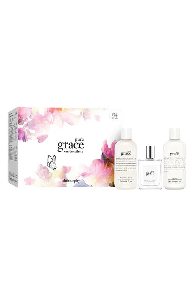 philosophy pure grace eau de toilette set at Nordstrom