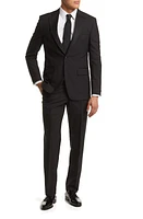 Peter Millar Classic Fit Wool Tuxedo Black at Nordstrom,