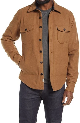 HIROSHI KATO Heavy Melton Wool Jacket Camel at Nordstrom,