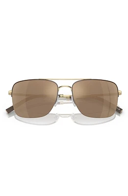 Oliver Peoples x Roger Federer R-2 56mm Irregular Sunglasses in Gold at Nordstrom