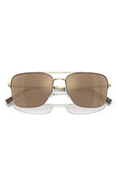 Oliver Peoples x Roger Federer R-2 56mm Irregular Sunglasses in Gold at Nordstrom