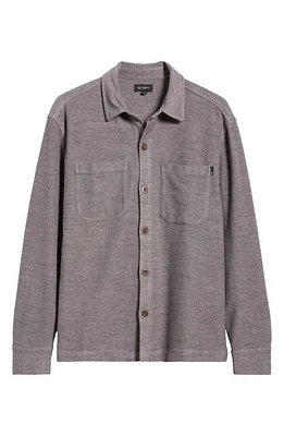 AG Elias Cotton Overshirt Phantom at Nordstrom,