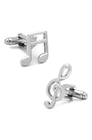 Cufflinks, Inc. Music Notes Cuff Links in Silver at Nordstrom