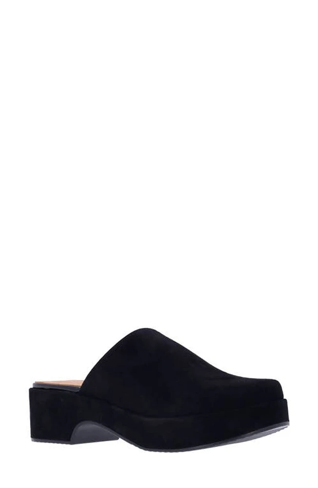 L'Amour des Pieds Galana Platform Mule Black at Nordstrom,