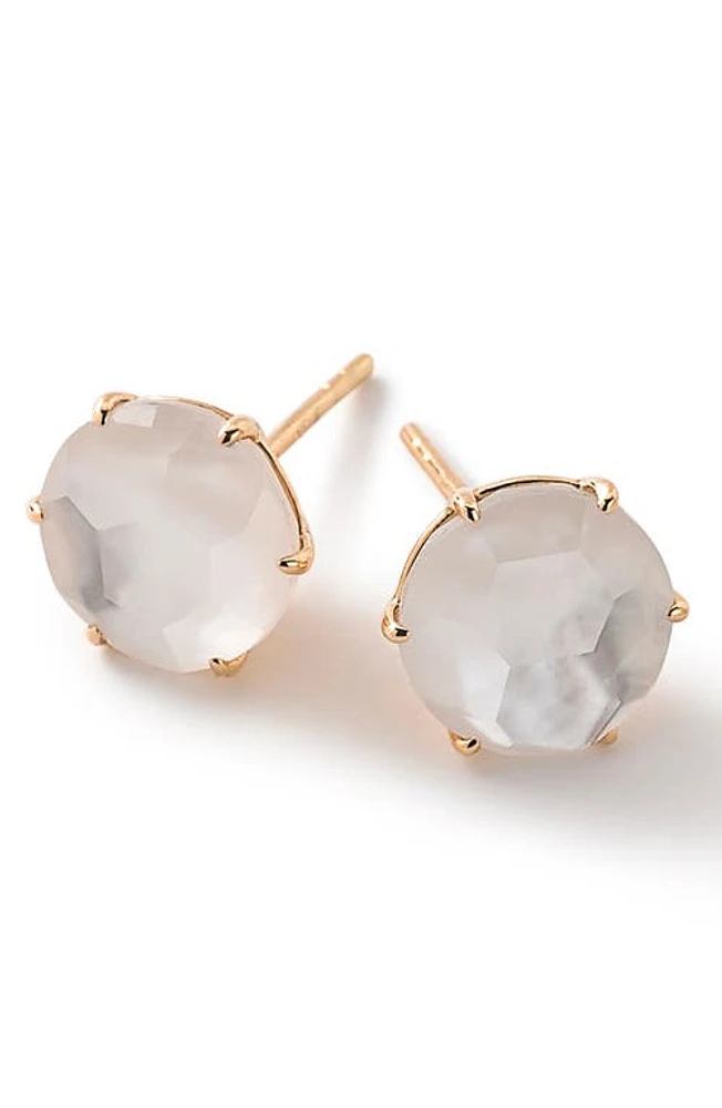 Ippolita Rock Candy Mother-of-Pearl Doublet Stud Earrings in Gold at Nordstrom