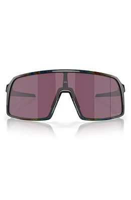 Oakley Sutro 60mm Prizm Rectangular Shield Sunglasses in Matte Black at Nordstrom