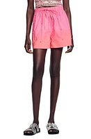 sandro Season Embellished Cotton Drawstring Shorts at Nordstrom,