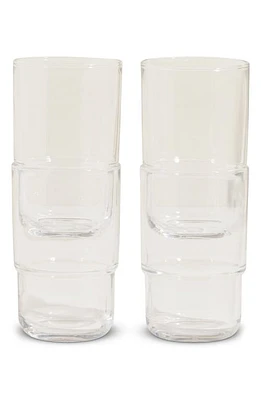 Our Place Night & Day Set of 4 Tall Glasses in Clear at Nordstrom