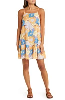 Rip Curl Sunrise Session Floral Print Cover-Up Dress Lilac at Nordstrom,