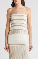 Faithfull the Brand Citara Strapless Knit Top White at Nordstrom,