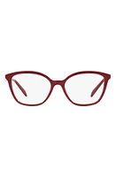 Prada 54mm Butterfly Optical Glasses in Red at Nordstrom