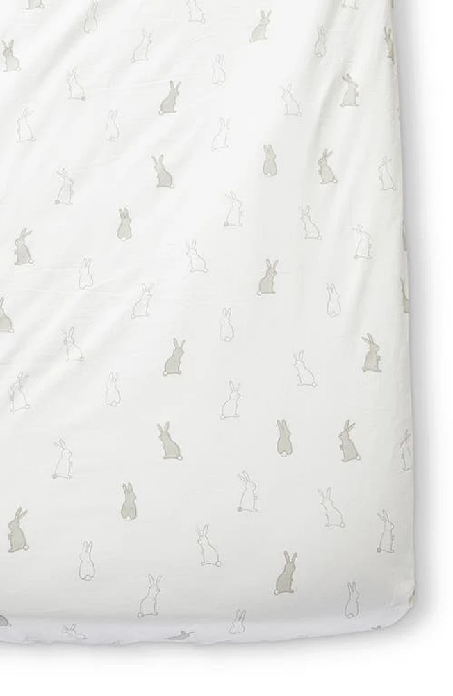 Pehr Bunny Hop Organic Cotton Crib Sheet at Nordstrom