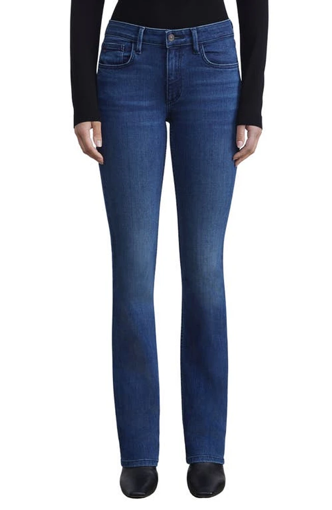 Lafayette 148 New York Mercer Kick Flare Jeans Empire Indigo at Nordstrom,