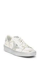 Golden Goose Stardan Low Top Sneaker White/Silver at Nordstrom,