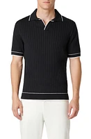 Bugatchi Johnny Collar Rib Polo at Nordstrom,