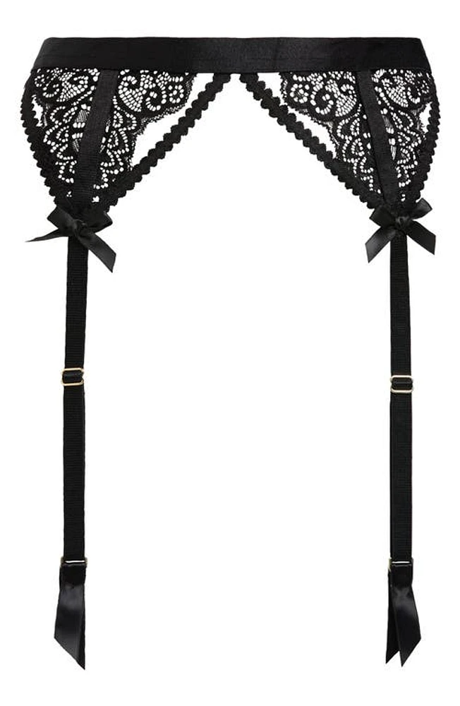 Von Follies By Dita Teese Experteese Garter Belt Black at Nordstrom,