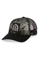 adidas Worldwide Trucker Hat in Wild Pine/Black/White at Nordstrom