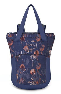 Osprey Daylite Water Repellent Tote Pack in Wild Blossom Print/Alkaline at Nordstrom