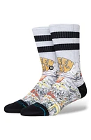 Stance x Green Day 'Basket Case' Crew Socks in White Multi at Nordstrom, Size Large