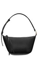 MANGO Faux Leather Shoulder Bag in Black at Nordstrom