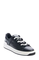 Balmain B Court Logo Calfskin Low Top Sneaker Eab Black/White at Nordstrom,