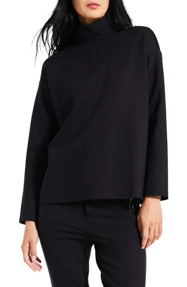 NIC+ZOE Reversible Ponte Top Black Onyx at Nordstrom,