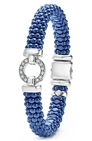 LAGOS Blue Caviar Diamond & Ceramic Rope Bracelet in Marine at Nordstrom