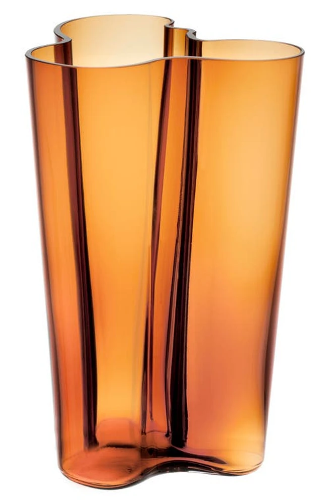 Iittala Alvar Aalto Finlandia Crystal Vase in Copper at Nordstrom