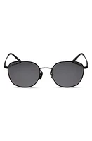 DIFF Axel 51mm Round Sunglasses in Black/Grey at Nordstrom