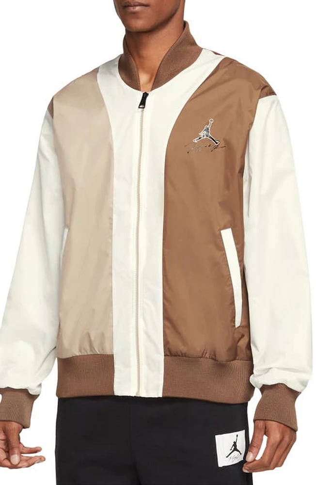 Jordan Flight MVP Jacket in British Tan/Hemp/Sail at Nordstrom, Size Medium