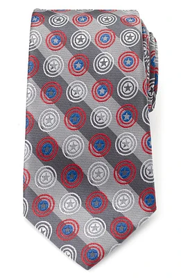 Cufflinks, Inc. Captain America Shield Stripe Tie in Gray at Nordstrom